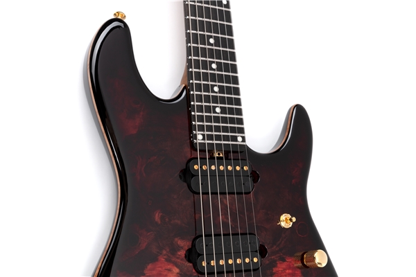 Music Man - Cutlass Jason Richardson Rorschach Red 7 Corde