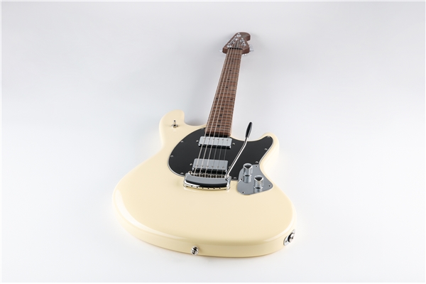Music Man - StingRay RS Guitar HH Aged Buttercream Tasiera Acero