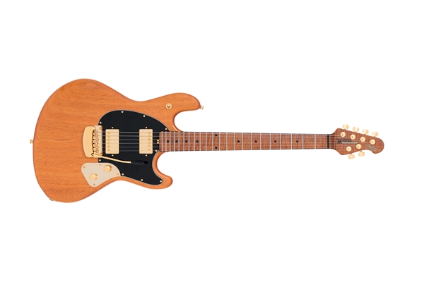 Music Man StingRay Guitar BFR HH Trem Natural Tastiera Acero