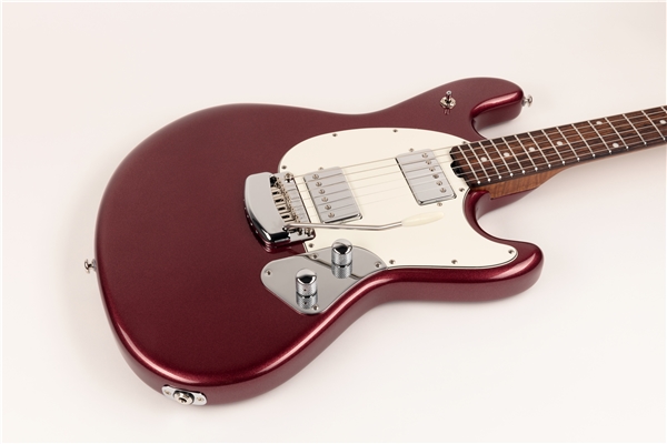 Music Man - StingRay Guitar HH Trem Maroon Mist Tastiera Palissandro