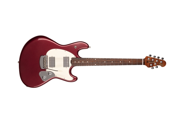 Music Man StingRay Guitar HH Trem Maroon Mist Tastiera Palissandro