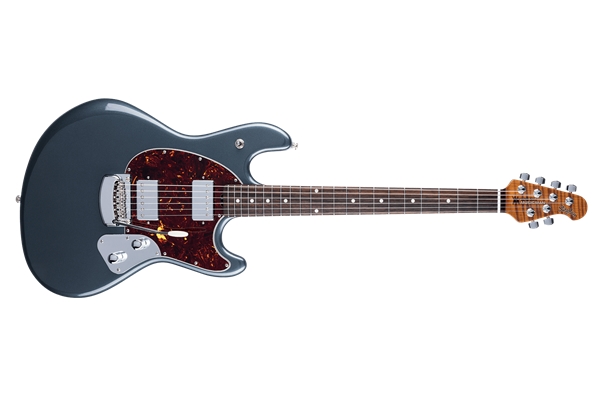 Music Man StingRay RS Guitar HH Charcoal Frost Tastiera Palissandro