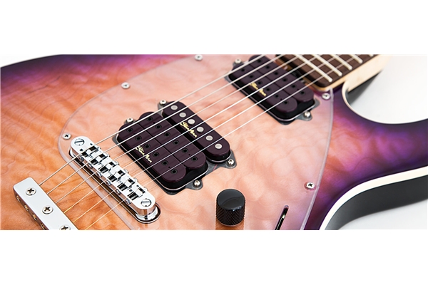 Music Man - Steve Morse Y2D HSH Purple Sunset Quilt