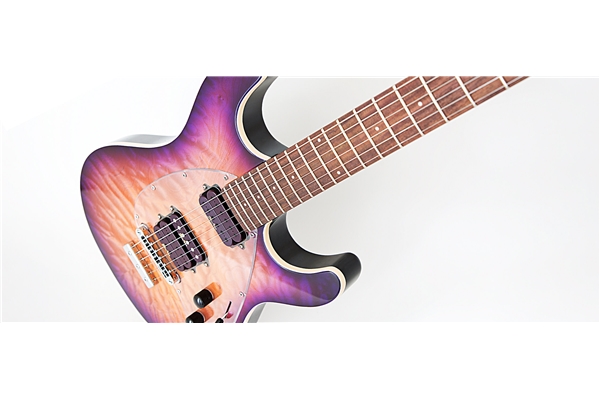 Music Man - Steve Morse Y2D HSH Purple Sunset Quilt