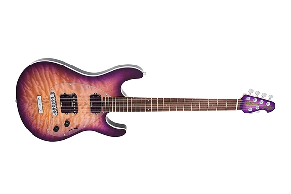 Music Man - Steve Morse Y2D HSH Purple Sunset Quilt