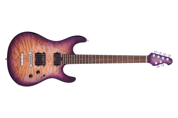 Music Man - Steve Morse Y2D HSH Purple Sunset Quilt