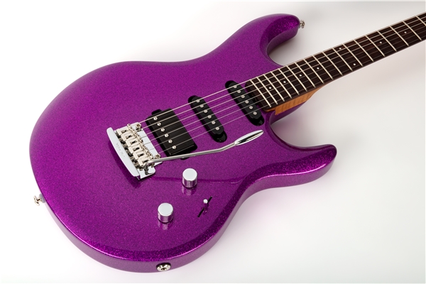 Music Man - Luke 3 HSS Fuschia Sparkle Tastiera Palissandro