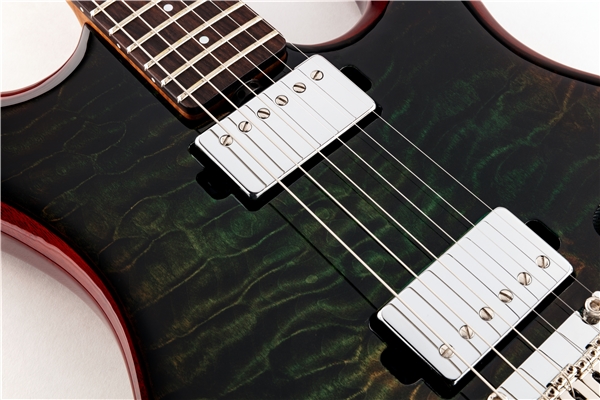 Music Man - Luke 3 BFR HH Luscious Green Quilt Tastiera Palissandro