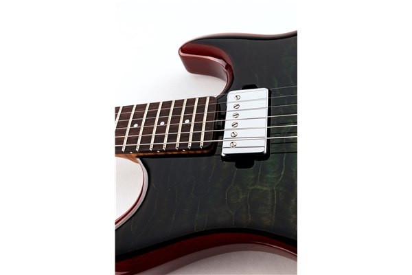 Music Man - Luke 3 BFR HH Luscious Green Quilt Tastiera Palissandro