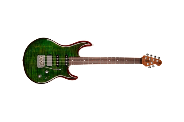 Music Man - Luke 3 BFR HSS Luscious Green Flame Tastiera Palissandro