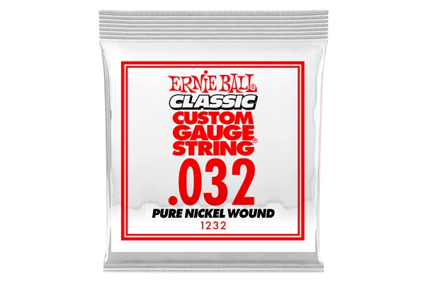 Ernie Ball 1232 Pure Nickel Wound .032