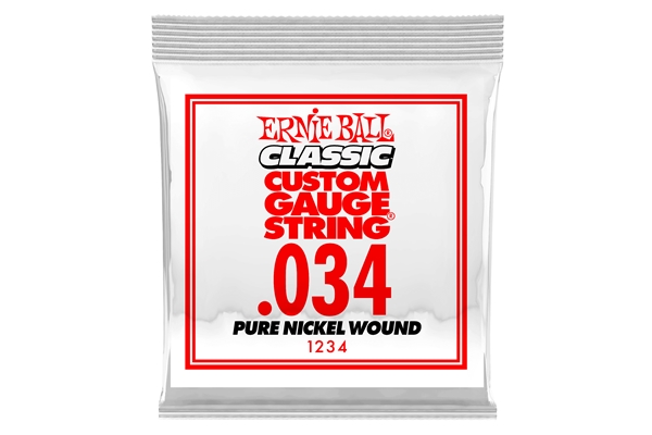 Ernie Ball 1234 Pure Nickel Wound .034