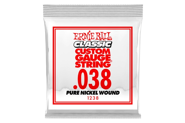 Ernie Ball 1238 Pure Nickel Wound .038