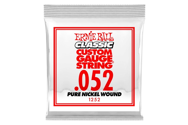 Ernie Ball - 1252 Pure Nickel Wound .052