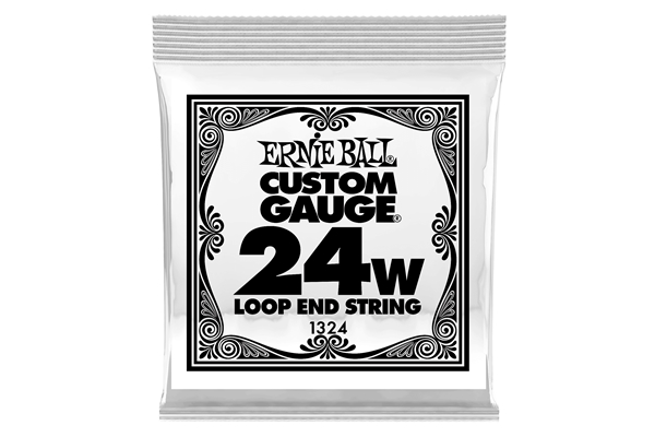 Ernie Ball 1324 Stainless Steel Wound Loop End .024