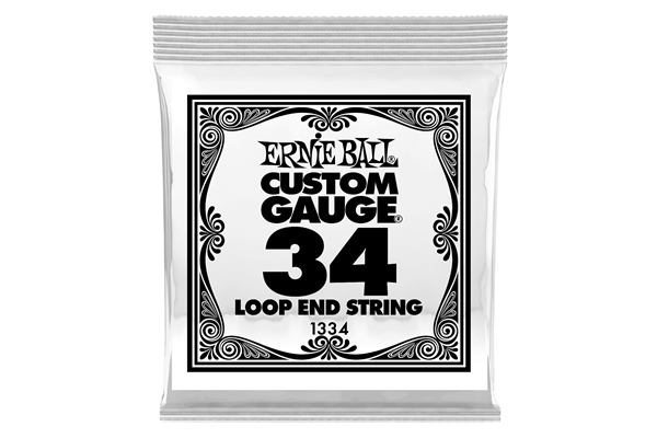 Ernie Ball - 1334 Stainless Steel Wound Loop End .034