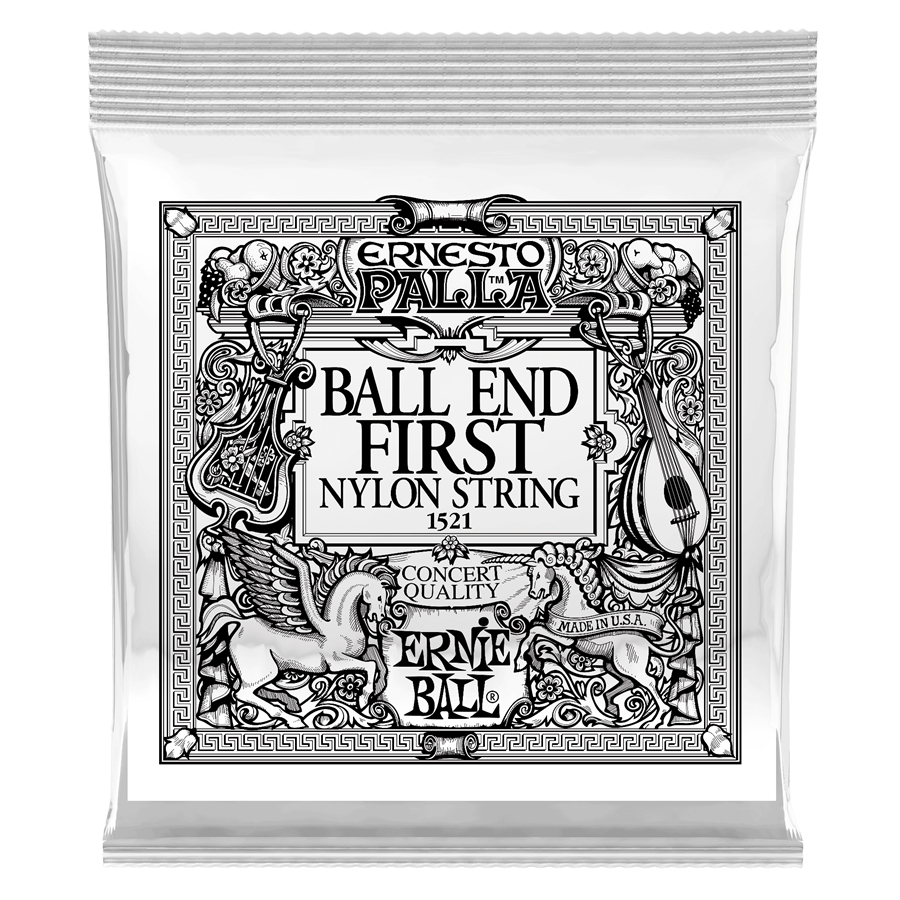 Ernie Ball 1521 Ernesto Palla Black 1ª Ball End .028