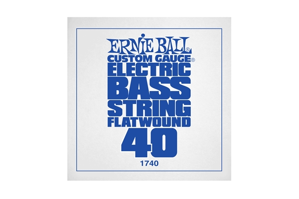 Ernie Ball - 1740 Steel Flatwound Bass .040