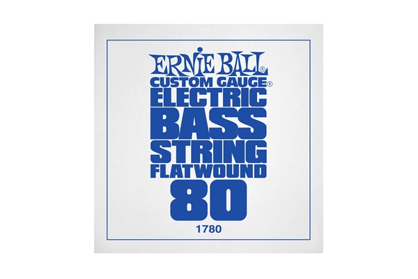 Ernie Ball - 1780 Steel Flatwound Bass .080