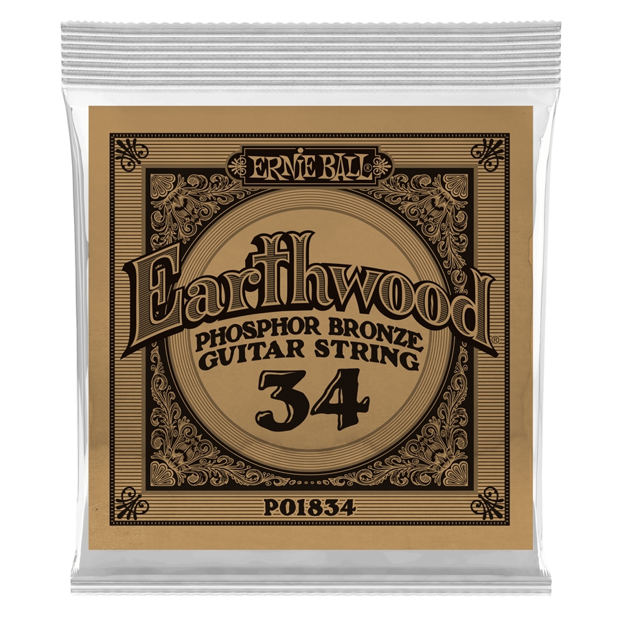 Ernie Ball 1834 Earthwood Phospor Bronze .034