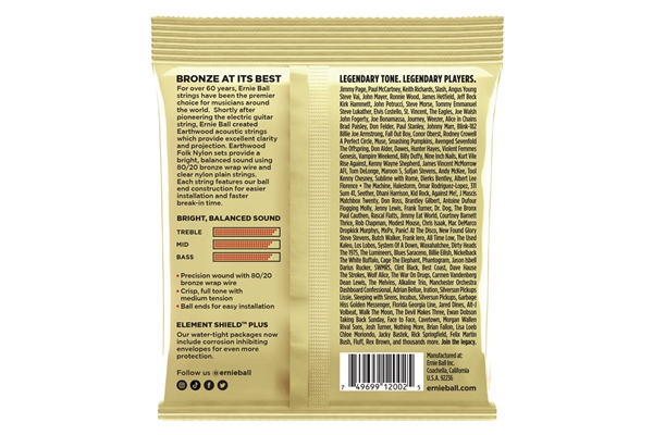 Ernie Ball - 2002 Earthwood 80/20 Bronze Medium 13-56