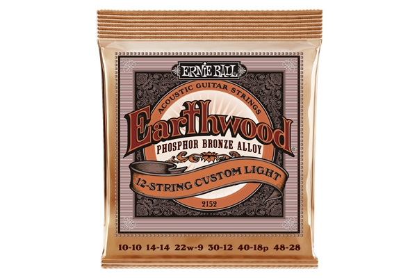 Ernie Ball - 2152 Earthwood 12-String Custom Light Phosphore Bronze