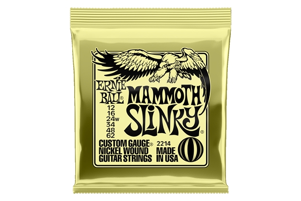 Ernie Ball 2214 Nickel Wound Mammoth Slinky 12-62