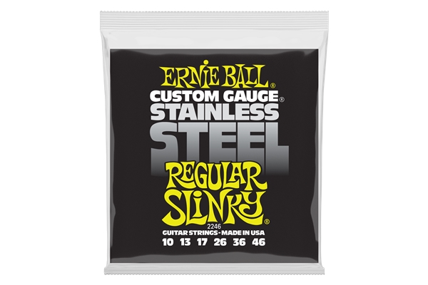 Ernie Ball - 2246 Stainless Steel Regular Slinky 10-46