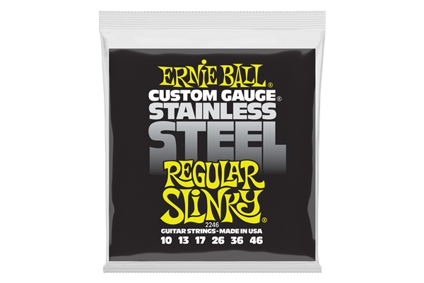 Ernie Ball 2246 Stainless Steel Regular Slinky 10-46