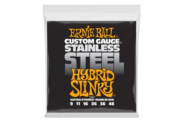 Ernie Ball 2247 Stainless Steel Hybrid Slinky 9-46