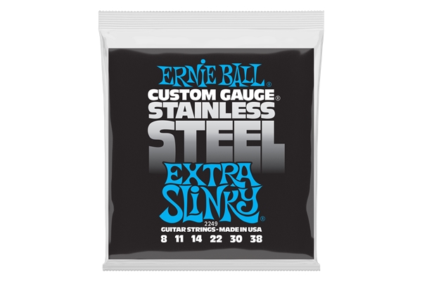 Ernie Ball - 2249 Stainless Steel Extra Slinky 8-38