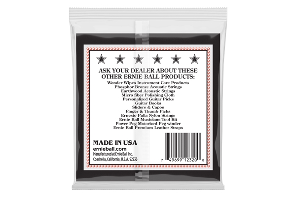 Ernie Ball - 2320 Mandolino Medium Loop End Stainless Steel