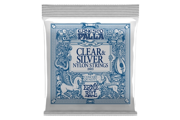 Ernie Ball - 2403 Ernesto Palla Clear & Silver