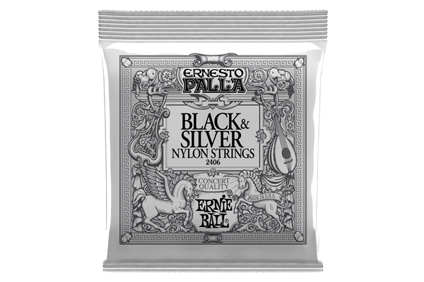 Ernie Ball - 2406 Ernesto Palla Black & Silver