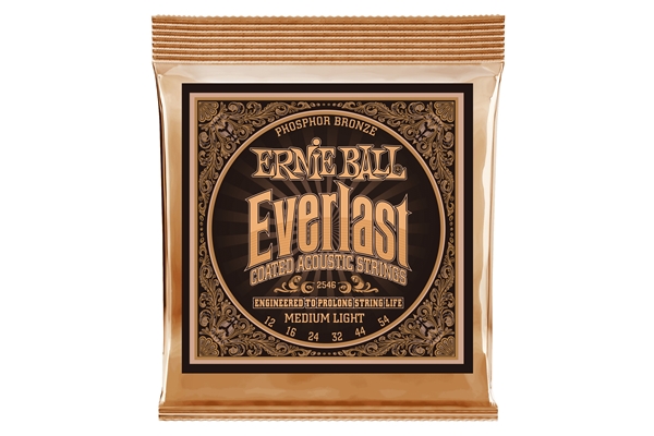 Ernie Ball - 2546 Everlast Coated Phosphor Bronze Medium Light 12-54