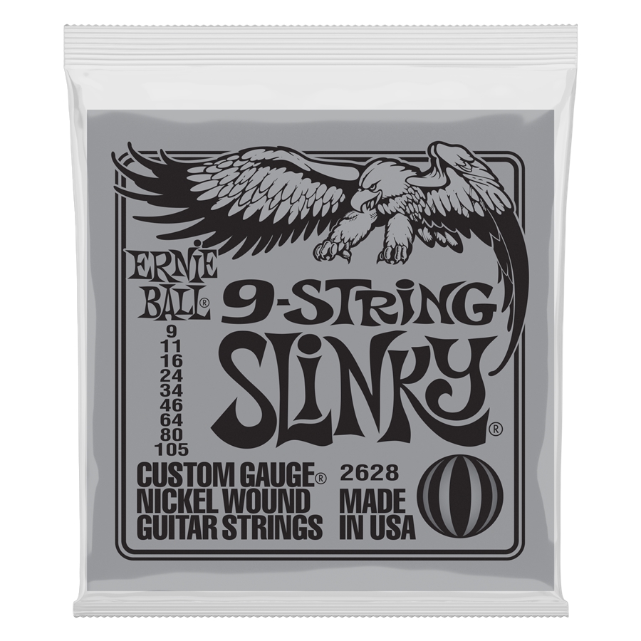 Ernie Ball 2628 Nickel Wound Slinky 9-105