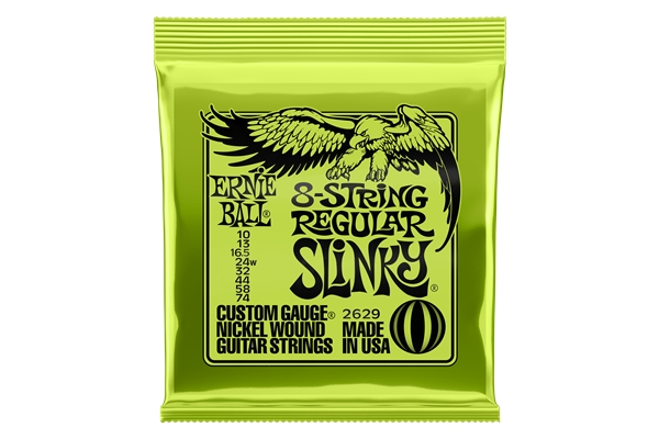 Ernie Ball 2629 Regular Slinky 8 str Elec Gtr St