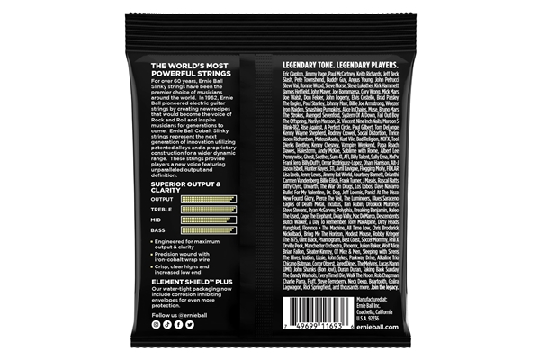 Ernie Ball - 2714 Mammoth Slinky Cobalt Str 12-62