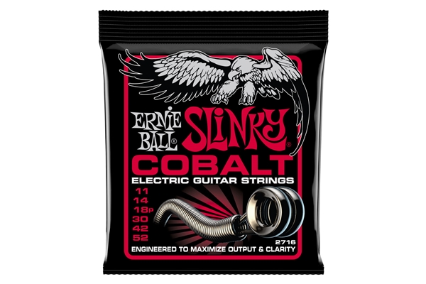 Ernie Ball 2716 Burly Slinky Cobalt Guitar 11-52