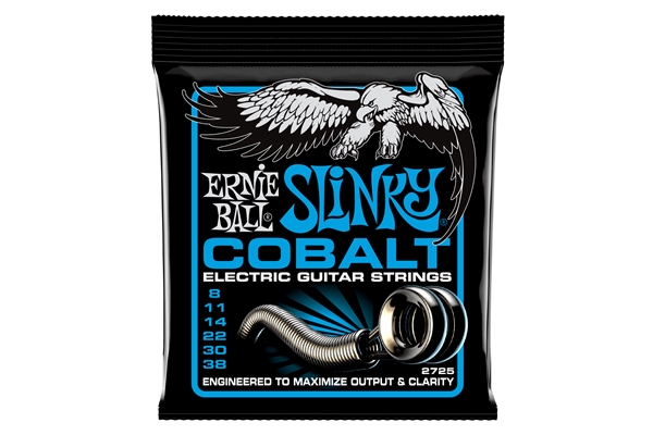 Ernie Ball 2725 Cobalt Extra Slinky 8-38