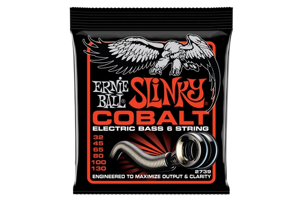 Ernie Ball - 2739 Slinky Cobalt 6 Bass Str 32-130