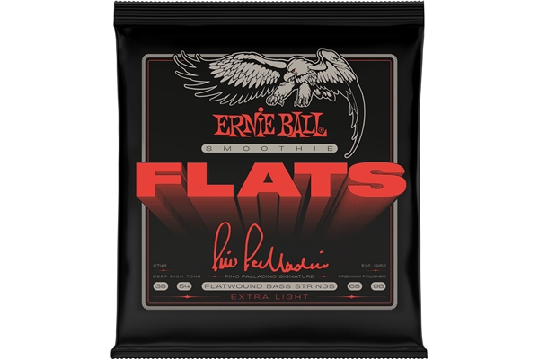 Ernie Ball 2748 Pino Palladino Smoothie Flats Strings Extra Light 38-98