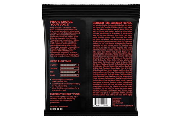 Ernie Ball - 2749 Pino Palladino Smoothie Flats Medium 43-108