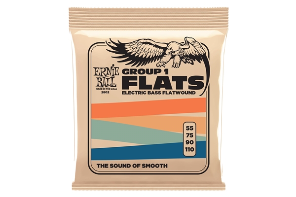 Ernie Ball - 2802 Flatwound Group I 55-110