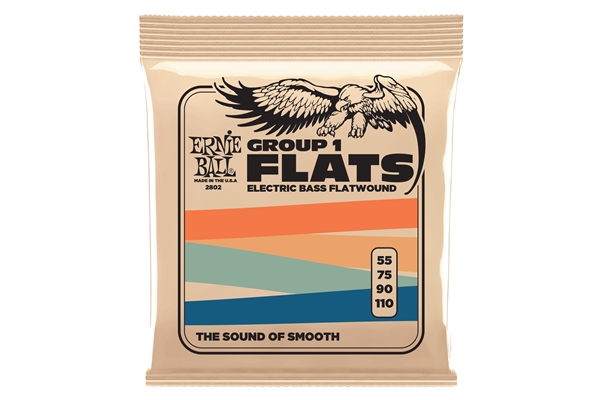 Ernie Ball - 2802 Flatwound Group I 55-110