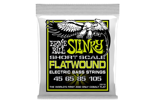 Ernie Ball 2818 Slinky Short Scale Flatwound El Bass 45-105