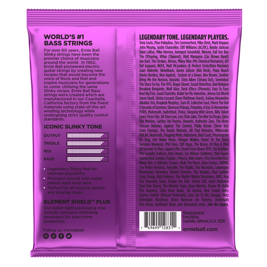 Ernie Ball 2831 Nickel Wound Power Slinky 55-110