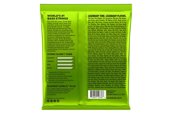 Ernie Ball 2836 Nickel Wound 5 corde Regular Slinky 45-130