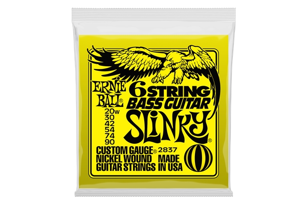 Ernie Ball - 2837 Nickel Wound 6 corde Scala Corta 20-90