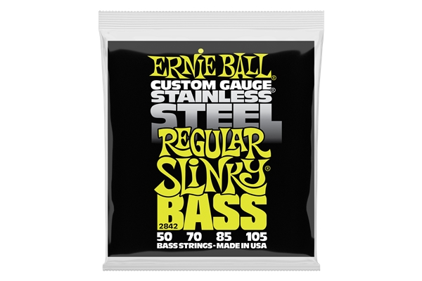 Ernie Ball 2842 Regular Slinky Stainless Steel 50-105